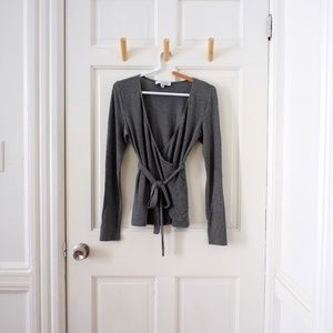 Amour Vert wrap sweater top | Small